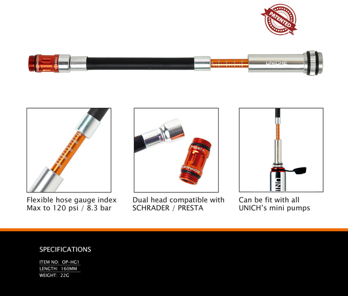 unich mini floor pump